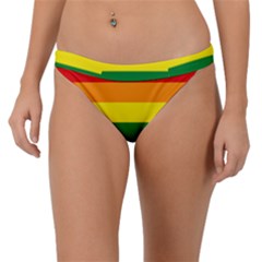 LGBT Rainbow Pride Flag Band Bikini Bottom