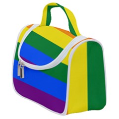 Lgbt Rainbow Pride Flag Satchel Handbag by lgbtnation