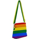 LGBT Rainbow Pride Flag Zipper Messenger Bag View1