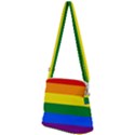 LGBT Rainbow Pride Flag Zipper Messenger Bag View2