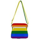 LGBT Rainbow Pride Flag Zipper Messenger Bag View3