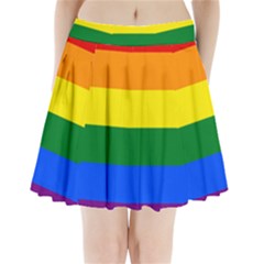 Lgbt Rainbow Pride Flag Pleated Mini Skirt