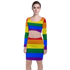 LGBT Rainbow Pride Flag Top and Skirt Sets