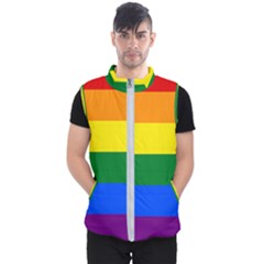 Lgbt Rainbow Pride Flag Men s Puffer Vest