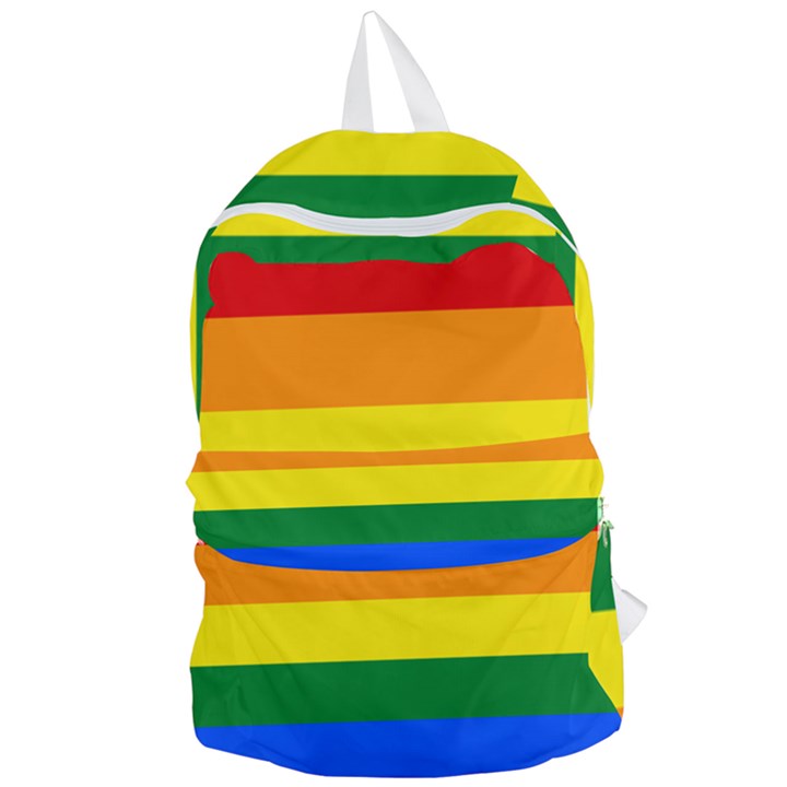 LGBT Rainbow Pride Flag Foldable Lightweight Backpack