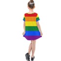 LGBT Rainbow Pride Flag Kids  Simple Cotton Dress View2