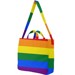 Lgbt Rainbow Pride Flag Square Shoulder Tote Bag by lgbtnation