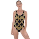 Arabic Pattern Gold And Black Bring Sexy Back Swimsuit View1