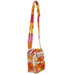 Autumn Background Maple Leaves Bokeh Shoulder Strap Belt Bag by Nexatart