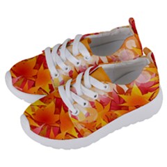 Autumn Background Maple Leaves Bokeh Kids  Lightweight Sports Shoes by Nexatart