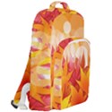 Autumn Background Maple Leaves Bokeh Double Compartment Backpack View2