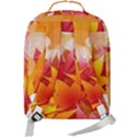 Autumn Background Maple Leaves Bokeh Double Compartment Backpack View3