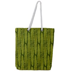 Fern Texture Nature Leaves Full Print Rope Handle Tote (large) by Nexatart