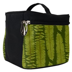 Fern Texture Nature Leaves Make Up Travel Bag (small) by Nexatart