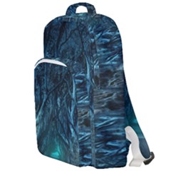 Trees Road Moonlight Avenue Double Compartment Backpack by Nexatart