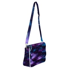 Background Space Planet Explosion Shoulder Bag With Back Zipper by Nexatart