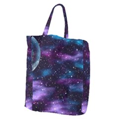 Background Space Planet Explosion Giant Grocery Tote by Nexatart