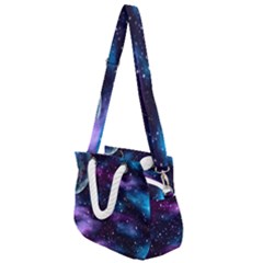 Background Space Planet Explosion Rope Handles Shoulder Strap Bag by Nexatart