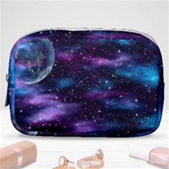 Background Space Planet Explosion Make Up Pouch (small) by Nexatart