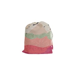 Blush Pink Landscape Drawstring Pouch (xs)