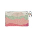 Blush pink landscape Canvas Cosmetic Bag (Small) View2