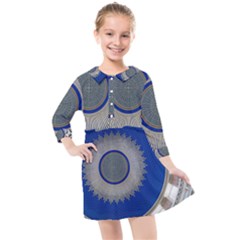 Vienna Central Cemetery Kids  Quarter Sleeve Shirt Dress by Nexatart