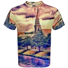 Castle Fortress Landmark Historical Men s Cotton Tee by Nexatart