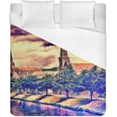 Castle Fortress Landmark Historical Duvet Cover (california King Size)