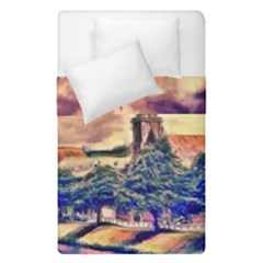 Castle Fortress Landmark Historical Duvet Cover Double Side (single Size) by Nexatart