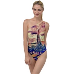 Castle Fortress Landmark Historical To One Side Swimsuit by Nexatart