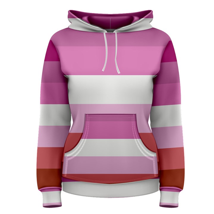 Lesbian Pride Flag Women s Pullover Hoodie