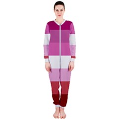 Lesbian Pride Flag Onepiece Jumpsuit (ladies) 