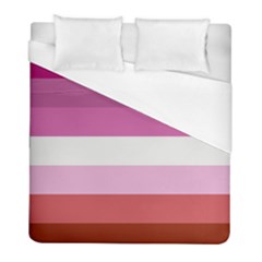 Lesbian Pride Flag Duvet Cover (full/ Double Size) by lgbtnation