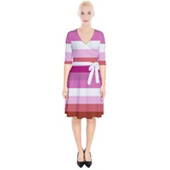 Lesbian Pride Flag Wrap Up Cocktail Dress by lgbtnation