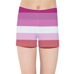 Lesbian Pride Flag Kids  Sports Shorts by lgbtnation