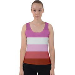 Lesbian Pride Flag Velvet Tank Top by lgbtnation