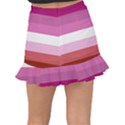 Lesbian Pride Flag Fishtail Mini Chiffon Skirt View2