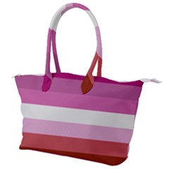 Lesbian Pride Flag Canvas Shoulder Bag