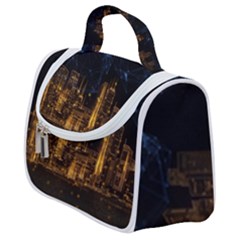 Architecture Buildings City Satchel Handbag by Pakrebo