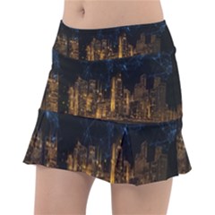 Architecture Buildings City Tennis Skirt by Pakrebo