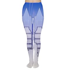 City Architecture Building Skyline Tights by Pakrebo