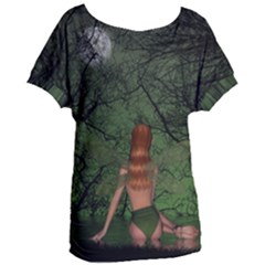 The Night Sadness Surprise Women s Oversized Tee by Pakrebo