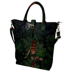 The Night Sadness Surprise Buckle Top Tote Bag by Pakrebo