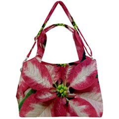 Christmas Poinsettia Deco Jewellery Double Compartment Shoulder Bag by Pakrebo