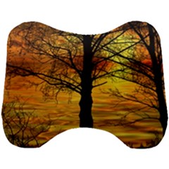 Nature Sunset Landscape Sun Head Support Cushion by Pakrebo