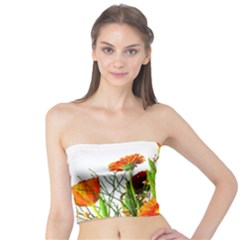 Tulip Gerbera Composites Broom Tube Top by Pakrebo