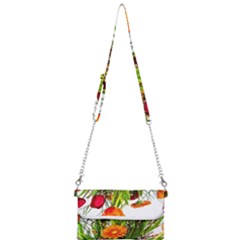 Tulip Gerbera Composites Broom Mini Crossbody Handbag by Pakrebo