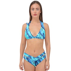 Winter Branch Tree Beech Snow Double Strap Halter Bikini Set by Pakrebo