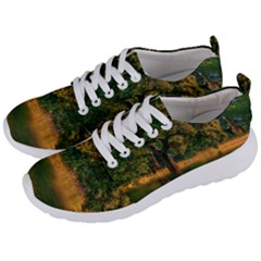 Nature Tree Sunset Giraffe Animal Men s Lightweight Sports Shoes by Pakrebo