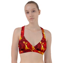 Bernstein Burning Stone Gem Sweetheart Sports Bra by Pakrebo